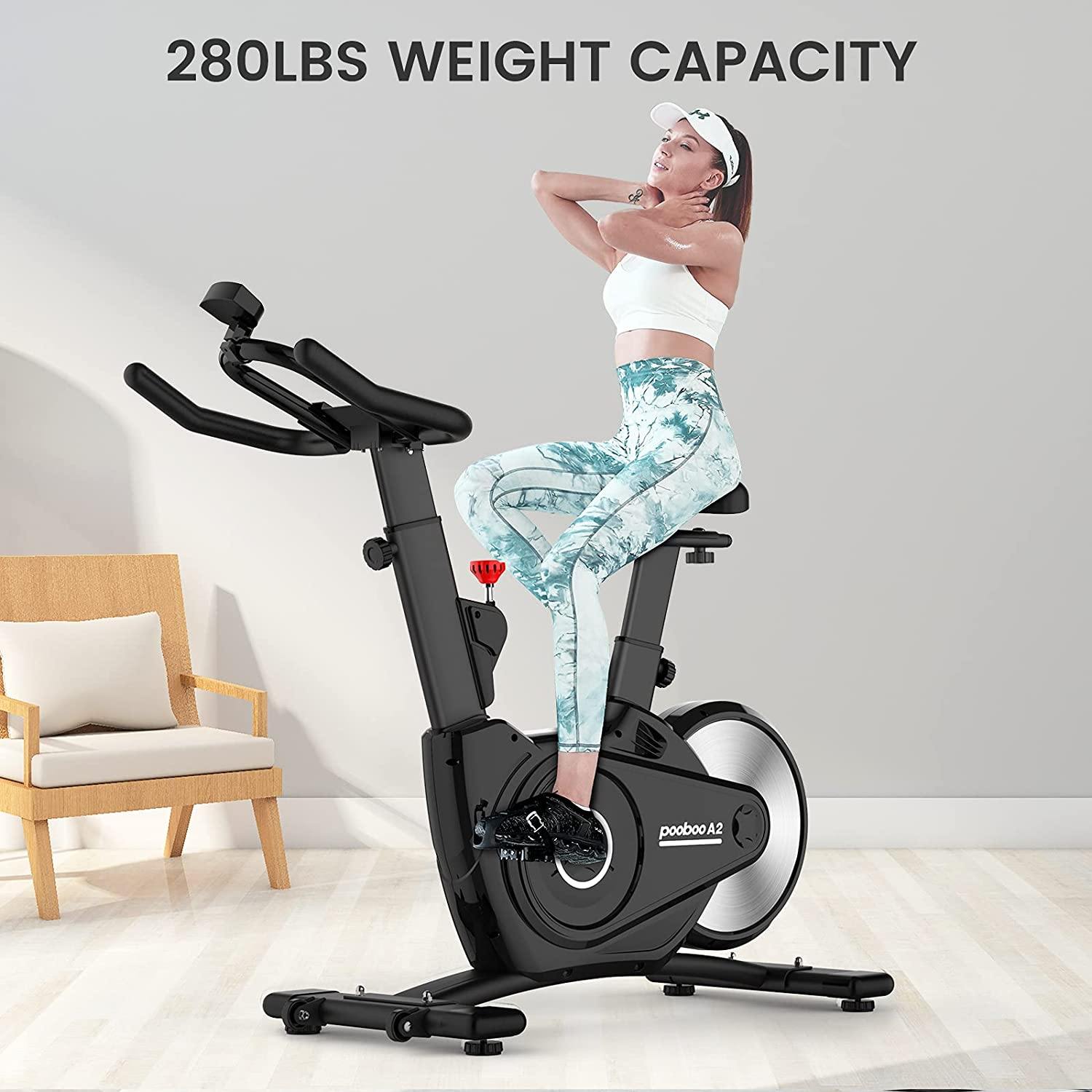 L NOW Exercise Bike Indoor Cycling Bike Belt Drive Stationary Bike - JOY2ESpree