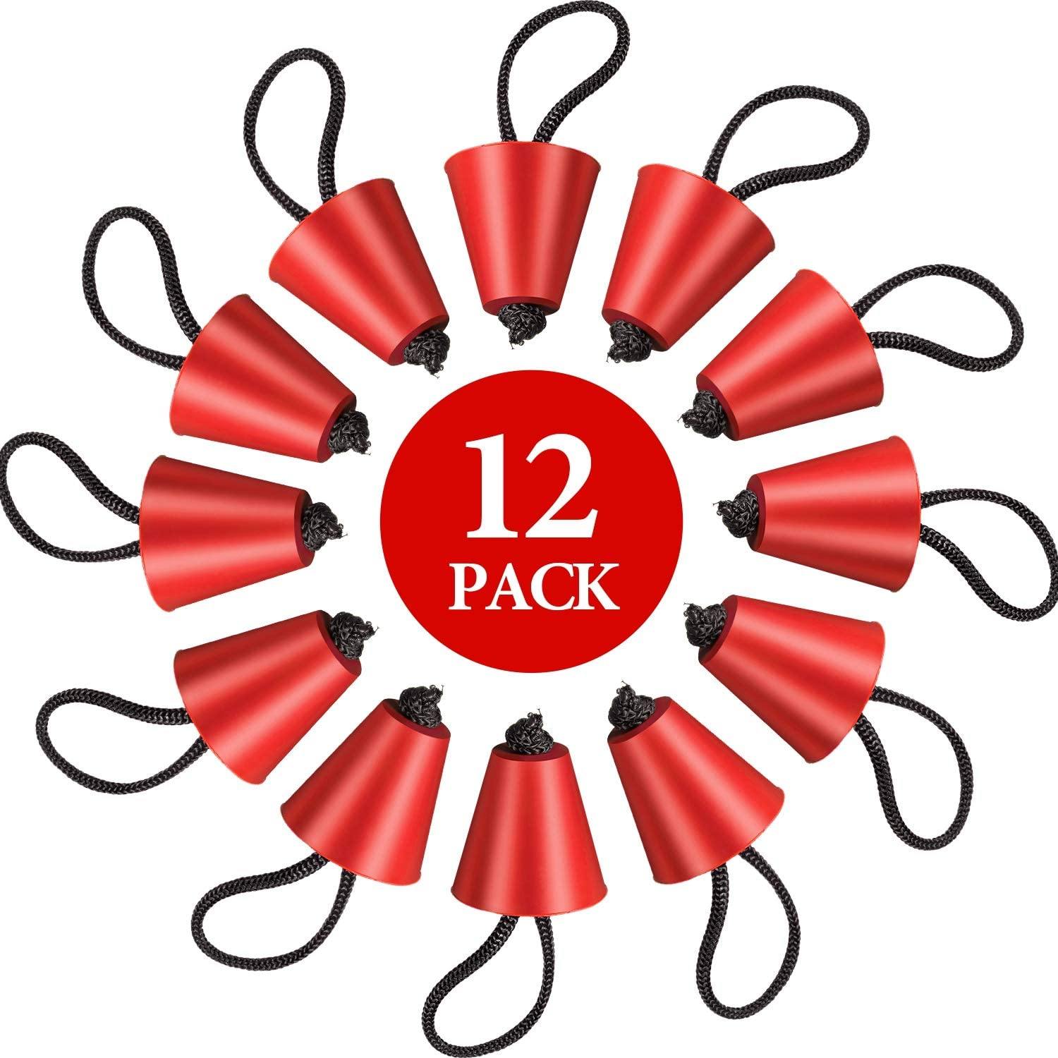 12 Packs Universal Kayak Scupper Plug Kit for Native Kayaks Hobie Kayaks Wilderness Systems Kayaks Perception Kayaks and More