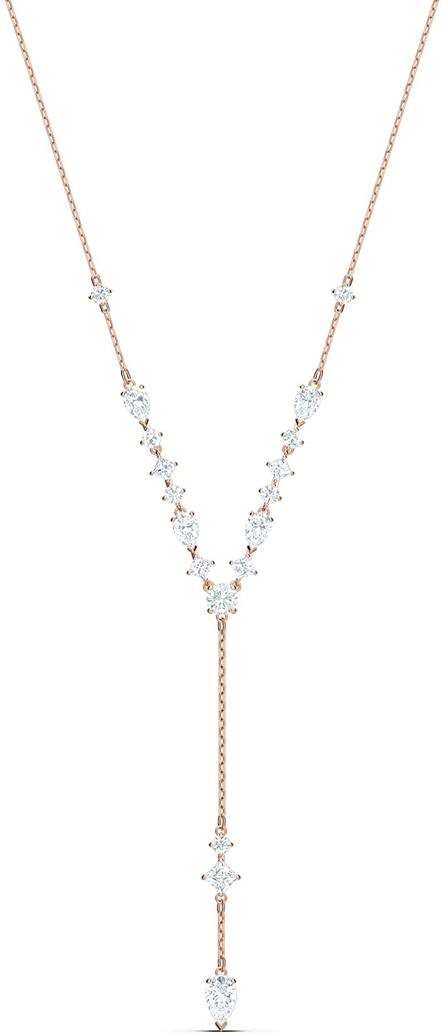 SWAROVSKI Women's Attract Jewelry Collection, Rhodium Finish, Clear Crystals - JOY2ESpree