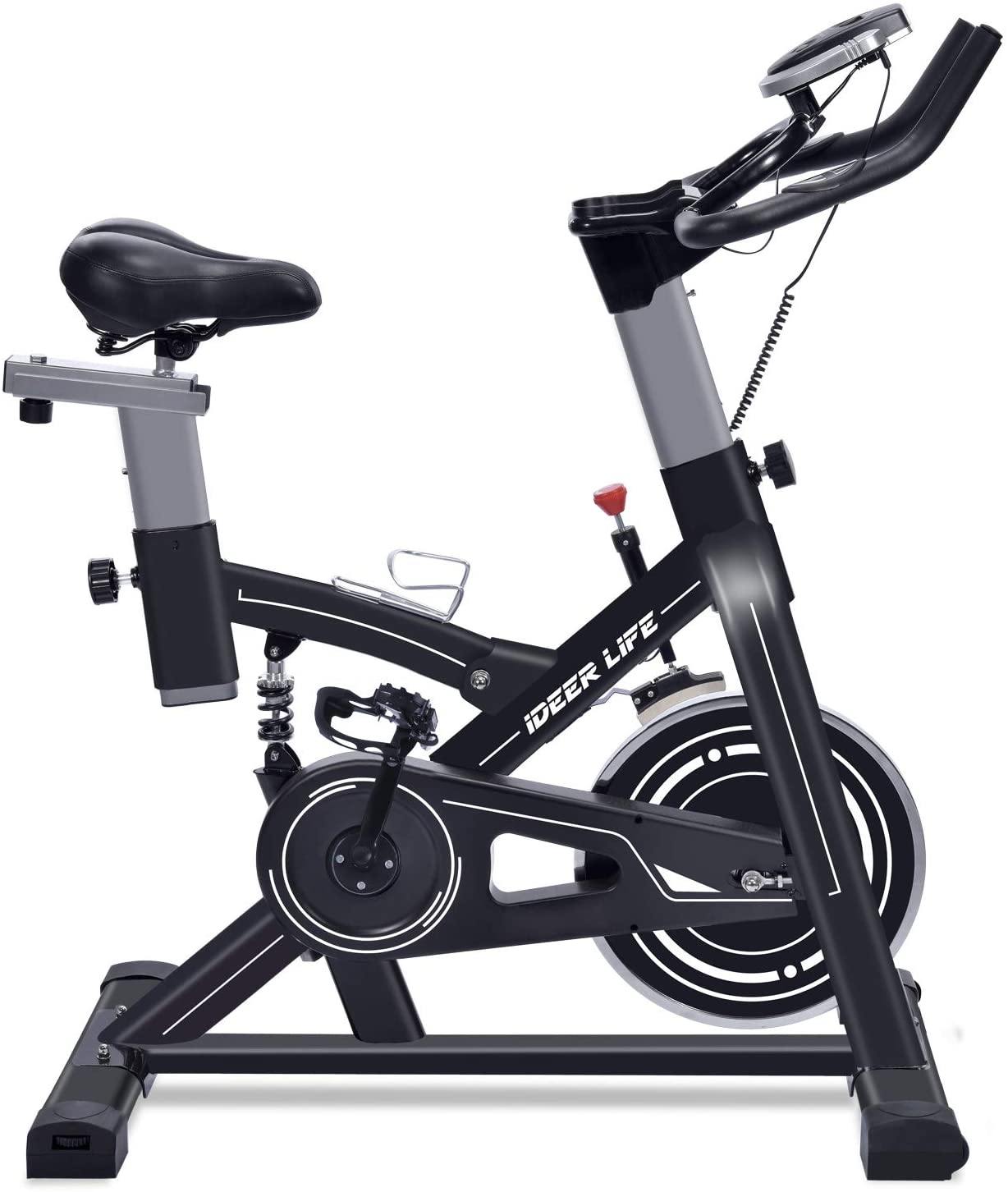 IDEER LIFE Indoor Cycling Bike Stationary Exercise Bike for Home Cardio Workout Smooth Drive - JOY2ESpree
