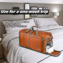 
                        
                          画像をギャラリービューアに読み込む, Gonex 150L Travel Duffel Bag Foldable Extra Large Duffle Bag XL Heavy Duty for Men Women for Luggage Shopping Gray
                        
                      