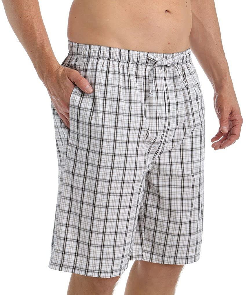 Nautica Men's Soft Woven 100% Cotton Elastic Waistband Sleep Pajama Short - JOY2ESpree