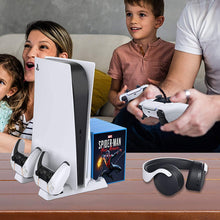 
                        
                          Muat gambar ke penampil Galeri, NexiGo PS5 Accessories Stand with Cooling Station for Playstation 5 Disc &amp; Digital Editions - JOY2ESpree
                        
                      