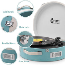 
                        
                          画像をギャラリービューアに読み込む, Bluetooth Record Player 3 Speed Craftmanship Turntable with Built-in Premium Speakers Support USB Playback/Recording (Black)… - JOY2ESpree
                        
                      