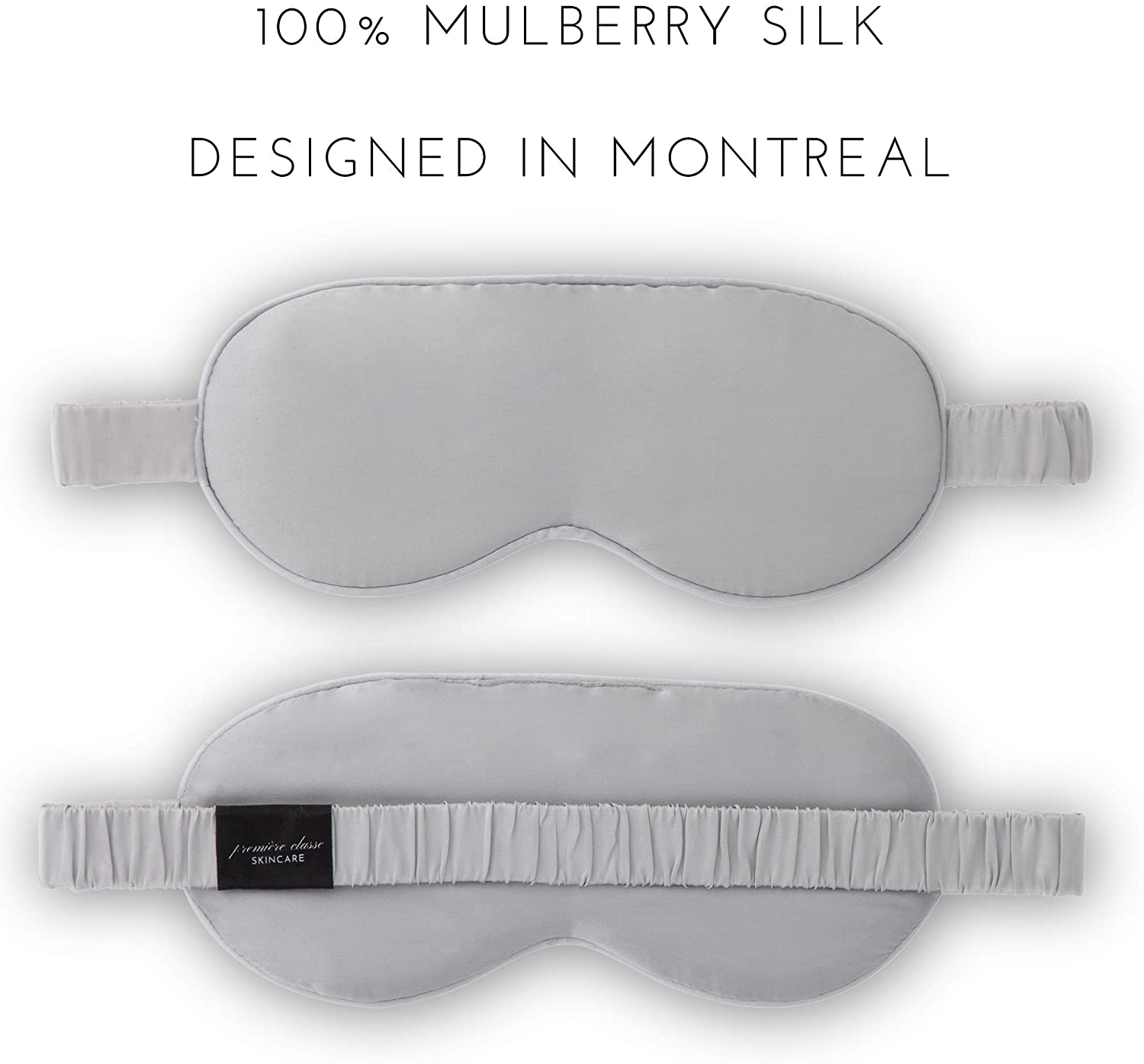 Silk Dreams Sleeping Mask with Pouch - Blackout Night Sleep Mask