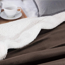 
                        
                          Load image into Gallery viewer, Bedsure Sherpa Fleece Blanket Throw Size Navy Lightweight Super Soft Cozy Luxury Bed Blanket Microfiber
                        
                      