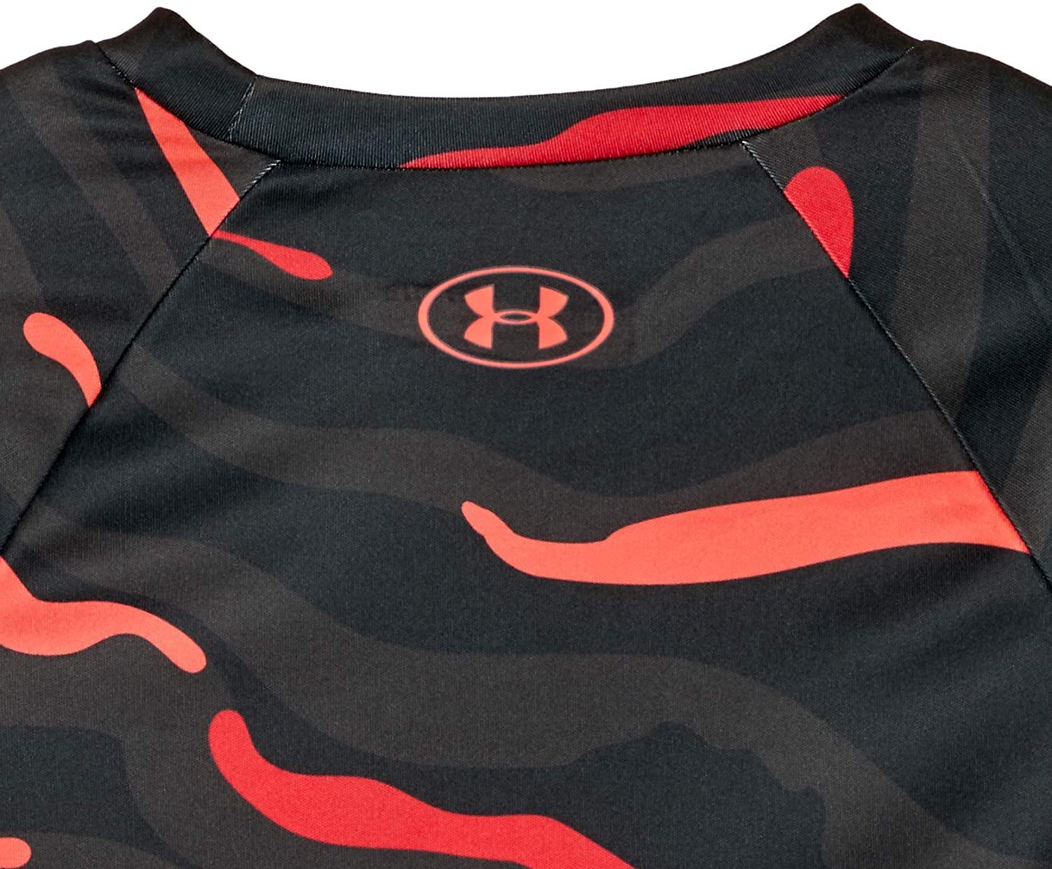 Under Armour Boys' Tech Big Logo Printed Short Sleeve Gym T-Shirt