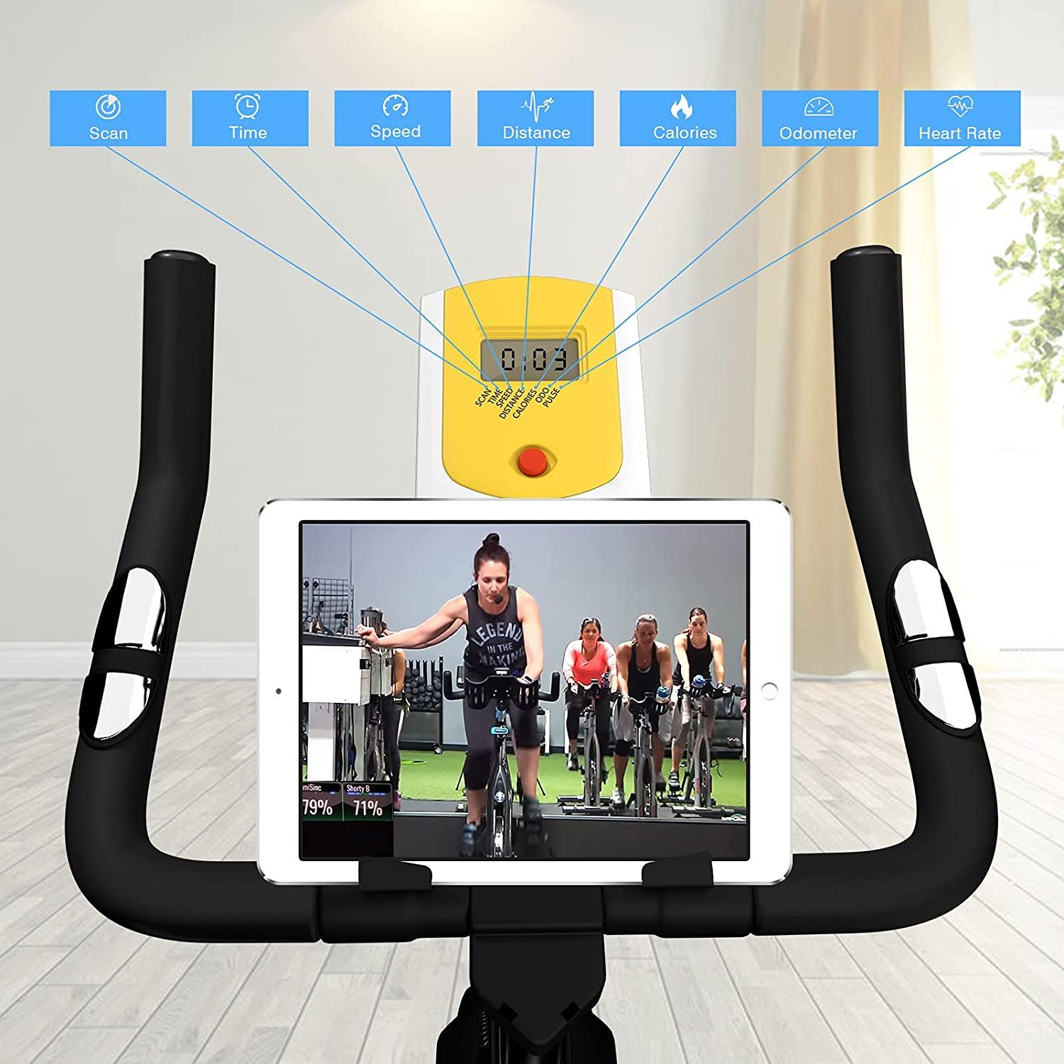 HAPICHIL Exercise Bikes Indoor Cycling Stationary bike with 35lbs Flywheel - JOY2ESpree