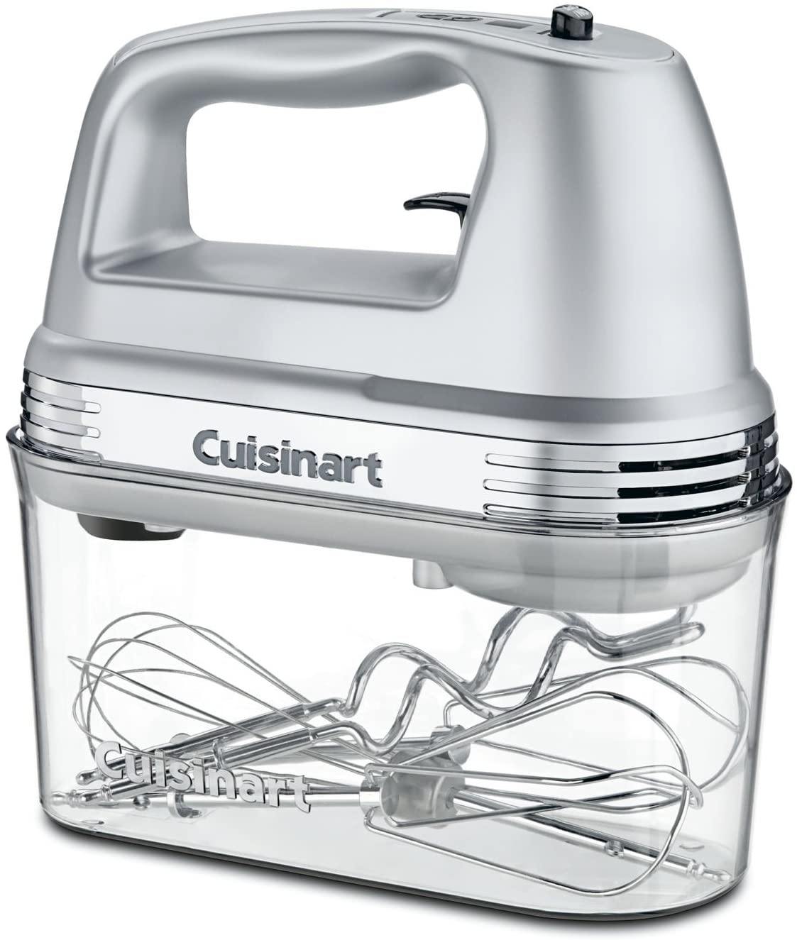 Cuisinart HM-90BCS Power Advantage Plus 9-Speed Handheld Mixer with Storage Case, Brushed Chrome - JOY2ESpree