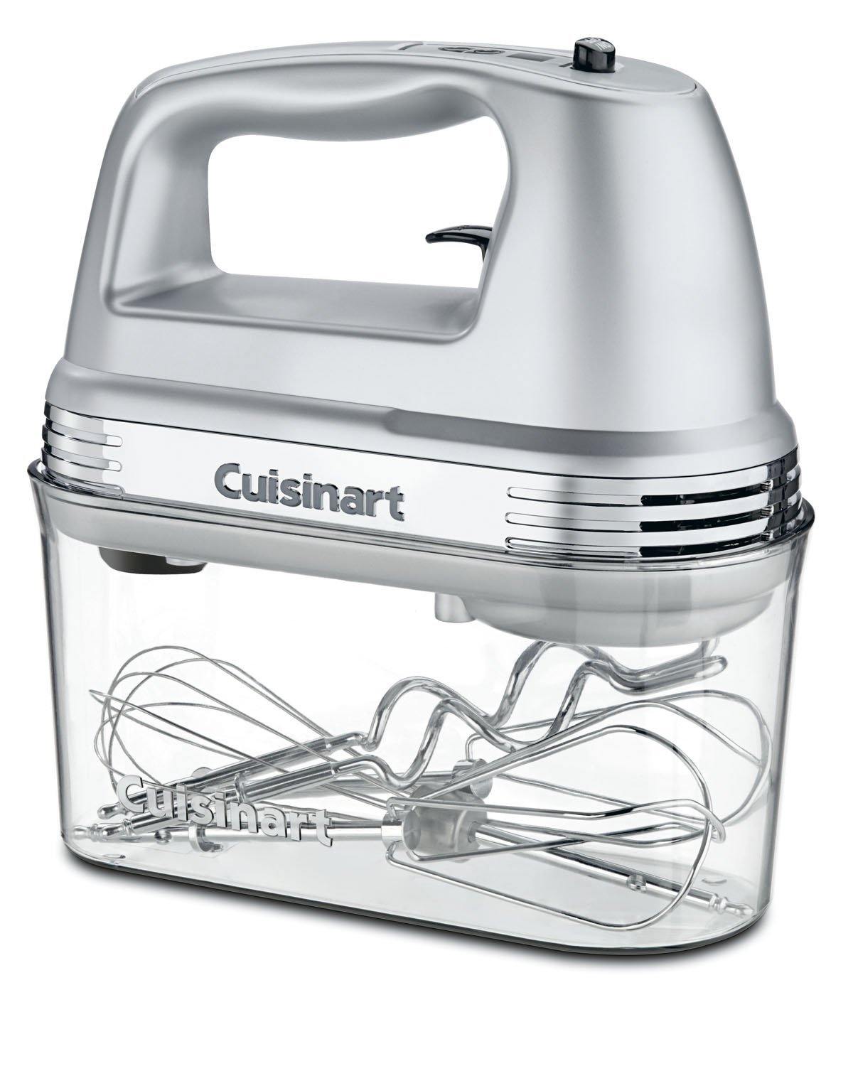 Cuisinart HM-90BCS Power Advantage Plus 9-Speed Handheld Mixer with Storage Case, Brushed Chrome - JOY2ESpree