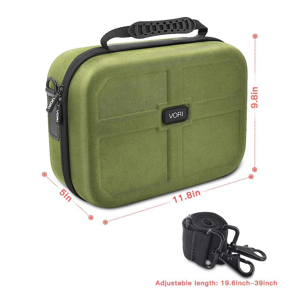 Carrying Case for Nintendo Switch, VORI Travel Games Storage Bag for Nintendo Switch Console & Accessories, Army Green - JOY2ESpree