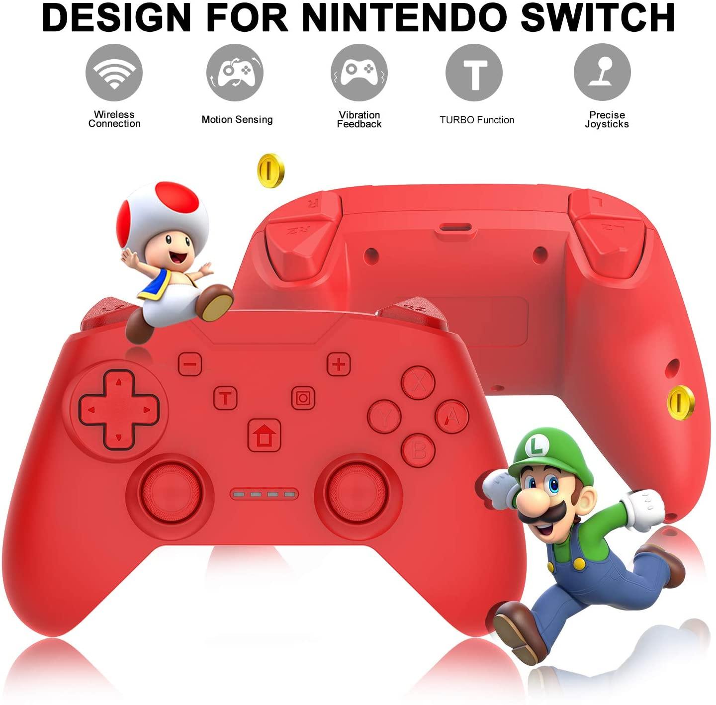 iHosok Wireless Pro Controller for Nintendo Switch/Switch Lite Console & PC - JOY2ESpree