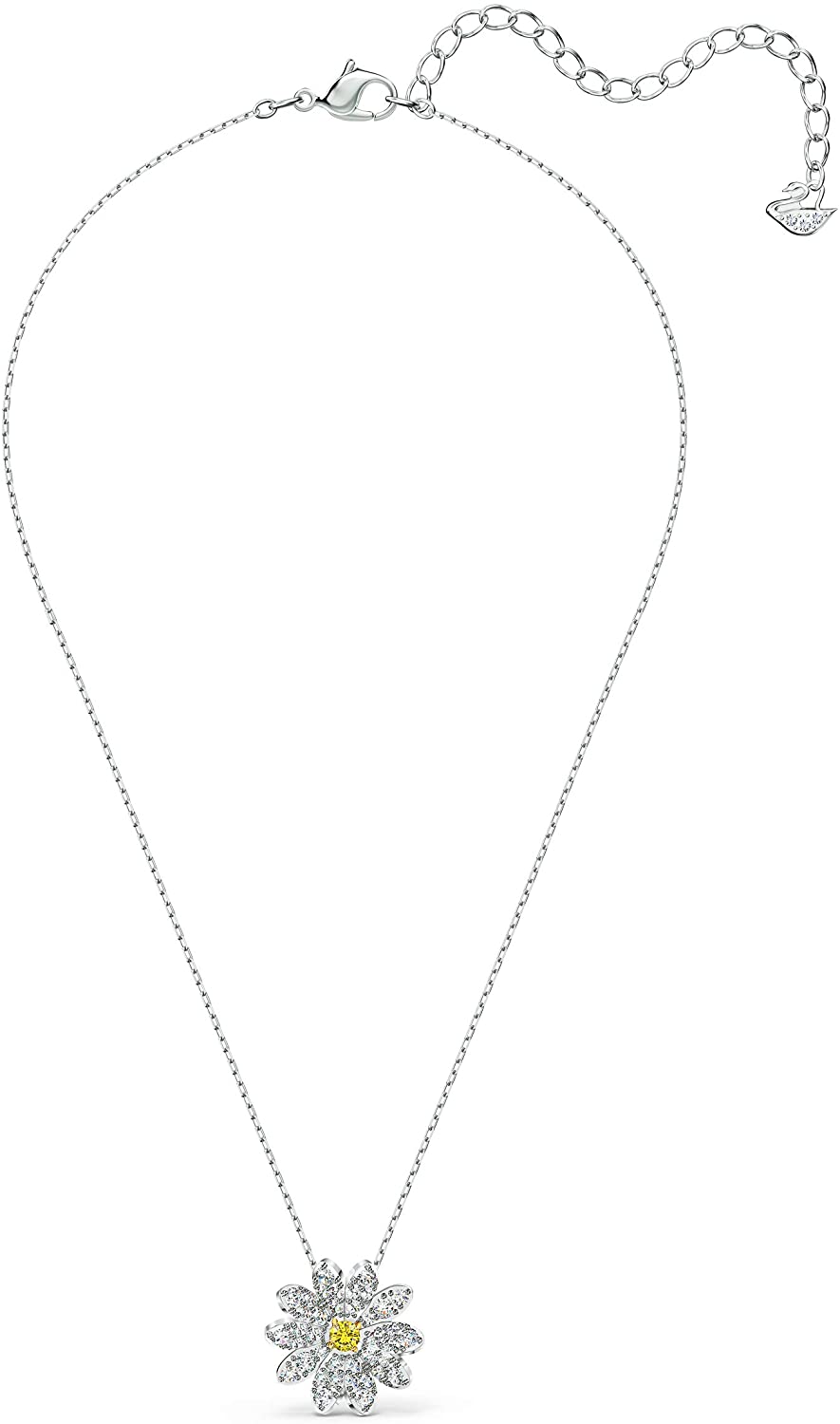 SWAROVSKI Women's Eternal Flower Jewelry Collection, Yellow Crystals, Clear Crystals - JOY2ESpree