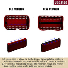 
                        
                          Load image into Gallery viewer, Purse Organizer Insert with Zipper Felt Bag Organizer Handbag Organizer Insert Bag In Bag Organizer
                        
                      