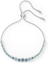 
                        
                          Muat gambar ke penampil Galeri, SWAROVSKI Women's Emily Bracelet Collection, Rhodium Finish, Blue Crystals - JOY2ESpree
                        
                      
