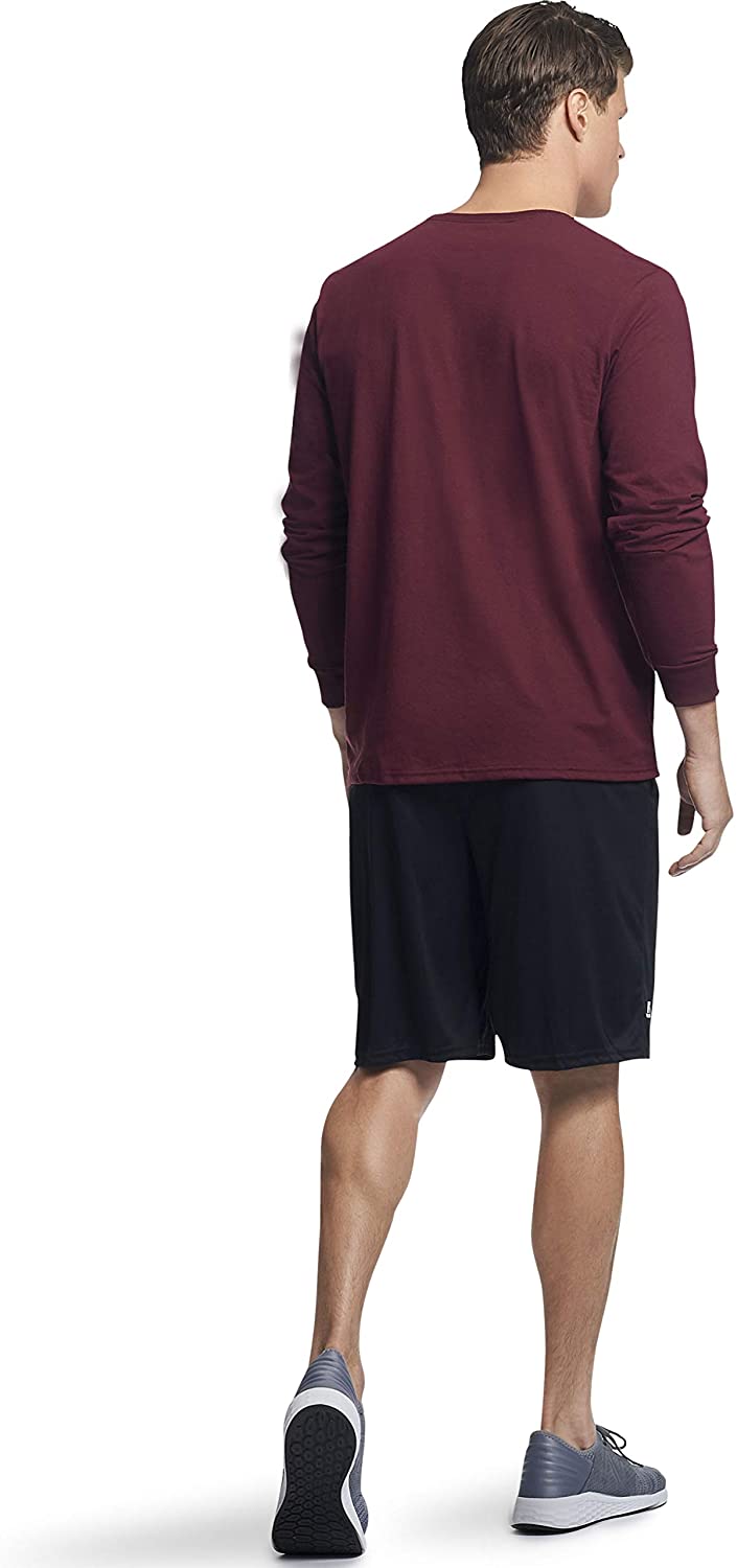 Russell Athletic Men's Cotton Performance Long Sleeve T-Shirts