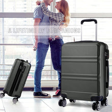 
                        
                          將圖片載入圖庫檢視器 Kono 3 Pieces Luggage Set Hard Shell with Spinner Wheels Lightweight Rolling Suitcases Set with YKK Dual Zipper TSA Lock for Travel (Grey)
                        
                      