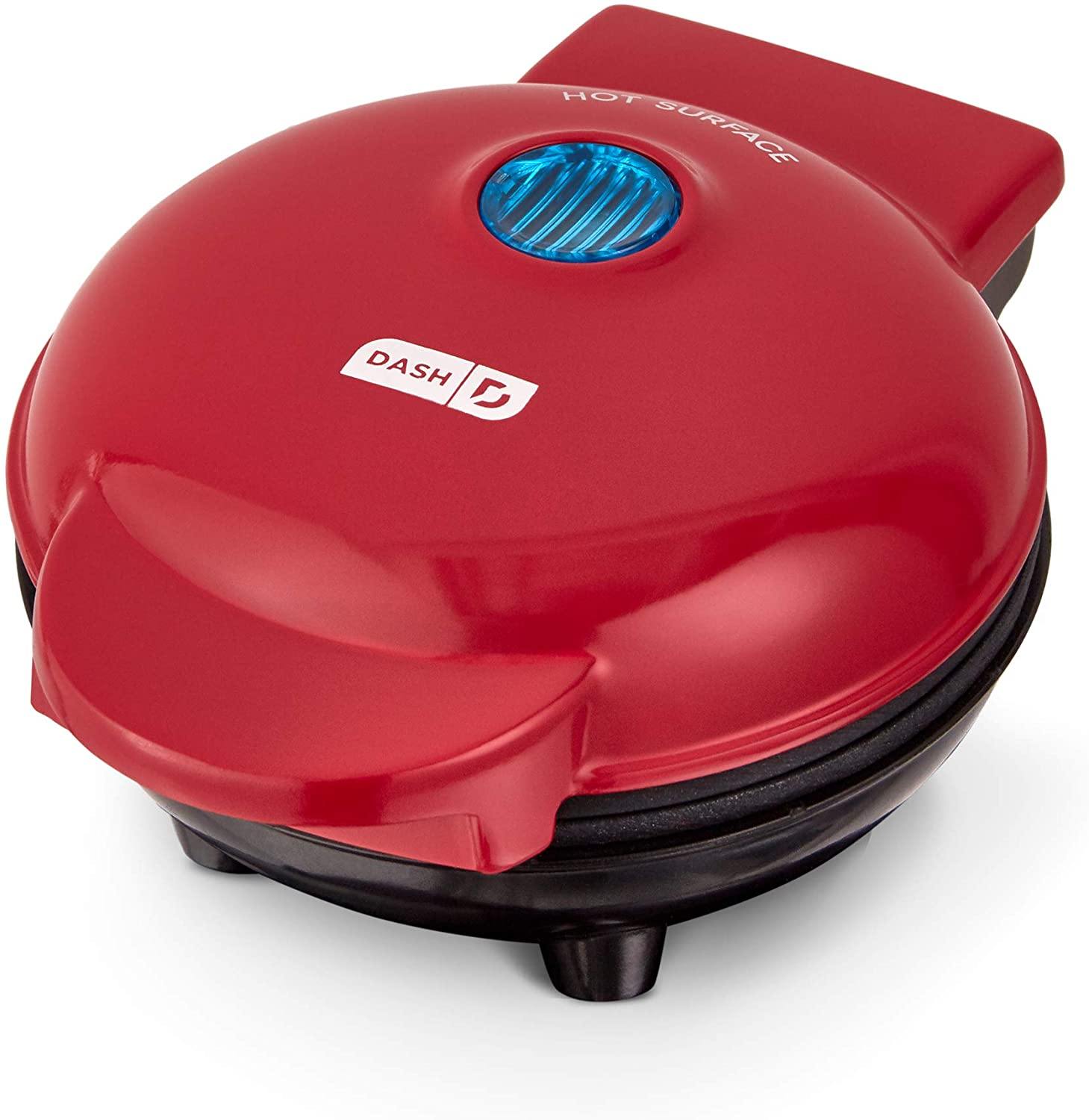 Dash DMS001AQ Mini Maker Electric Round Griddle for Individual Pancakes, Cookies - JOY2ESpree