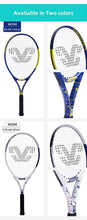 
                        
                          Load image into Gallery viewer, Crossway Sports 23" 25" Junior Tennis Racket 23 Inch 25 Inch Racquet Prestrung Aluminum w/ Youth Foam Training Ball - JOY2ESpree
                        
                      