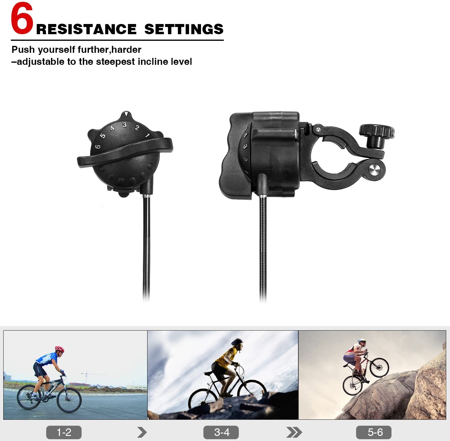 Sportneer Bike Trainer Stand Steel Bicycle Exercise Magnetic Stand