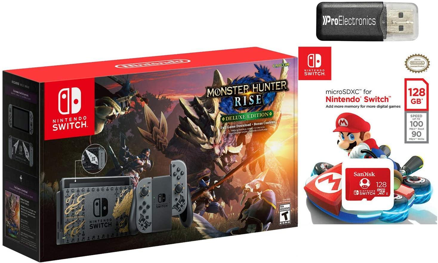 Nintendo Switch Animal Crossing: New Horizons with Sandisk 256GB MicroSD Card and MicroSD Card Reader Bundle - JOY2ESpree