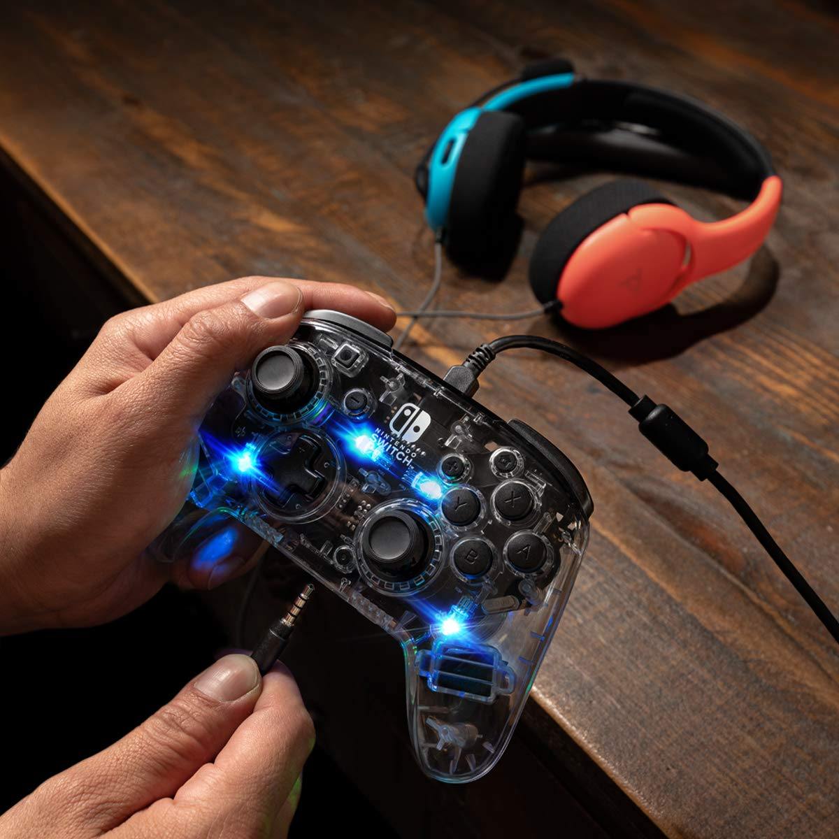 Afterglow Prismatic LED Deluxe+ Audio Wired Controller: Multicolor - Nintendo Switch - JOY2ESpree