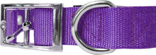 
                        
                          Load image into Gallery viewer, Downtown Pet Supply Deluxe Adjustable Thick Dog Collar, (Purple, XLarge)
                        
                      