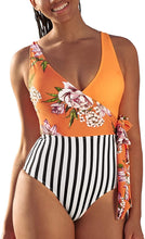 
                        
                          画像をギャラリービューアに読み込む, CUPSHE Women's One Piece Swimsuit Knotted Color Block Bathing Suit
                        
                      