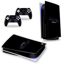 
                        
                          画像をギャラリービューアに読み込む, PS5 Black Skin Vinyl Sticker Dustproof Anti-Scratch PS5 Skin Wrap for Playstation 5 Disc Version Console and Dualsense 5 Controllers - PS2 Edition - JOY2ESpree
                        
                      