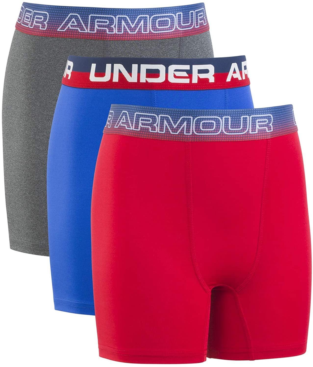 Under Armour Boys' Performance Boxer Briefs