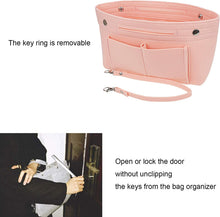 
                        
                          Muat gambar ke penampil Galeri, YIICOOLY Felt Tote Handbag Purse Organizer Insert Divider Shaper Bag in Bag
                        
                      