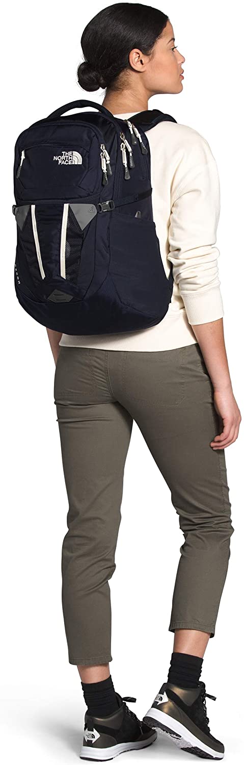 The North Face Women's Recon Backpack, TNF Black Heather/Silver Reflective, One Size
