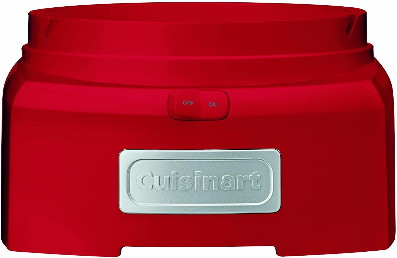 Cuisinart ICE21R Frozen Yogurt Automatic Ice Cream and Sorbet Maker,120 V, Thermoplastic, 1-1/2 qt, Red - JOY2ESpree