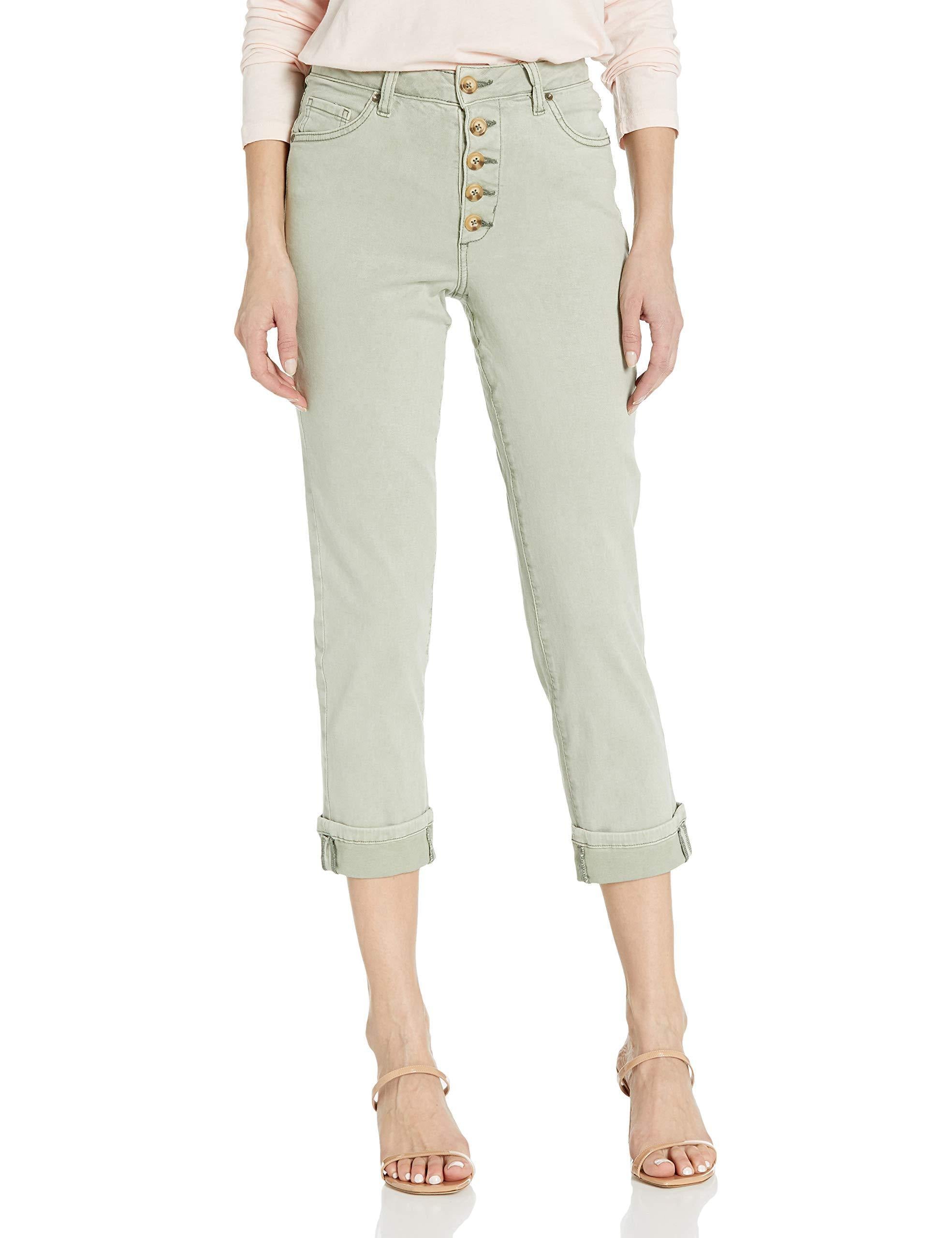 Jag Jeans Women's Joan Straight Button Fly Crop Pant