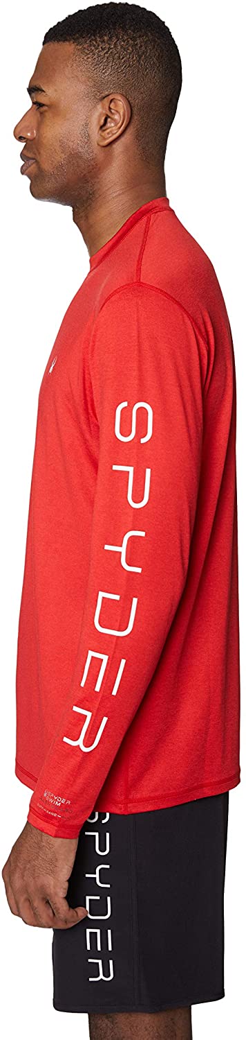 Spyder Men's Heather Long Sleeve Rashguard