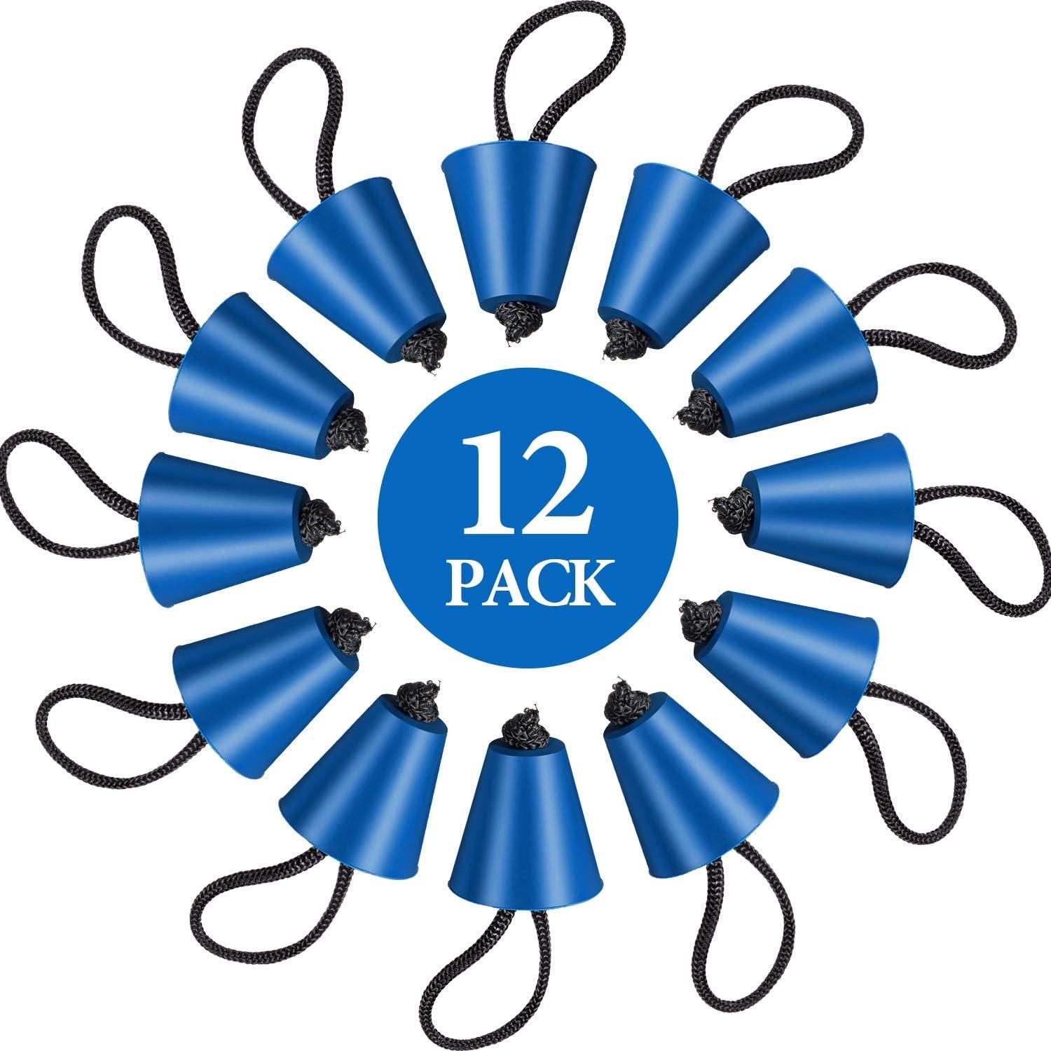 12 Packs Universal Kayak Scupper Plug Kit for Native Kayaks Hobie Kayaks Wilderness Systems Kayaks Perception Kayaks and More