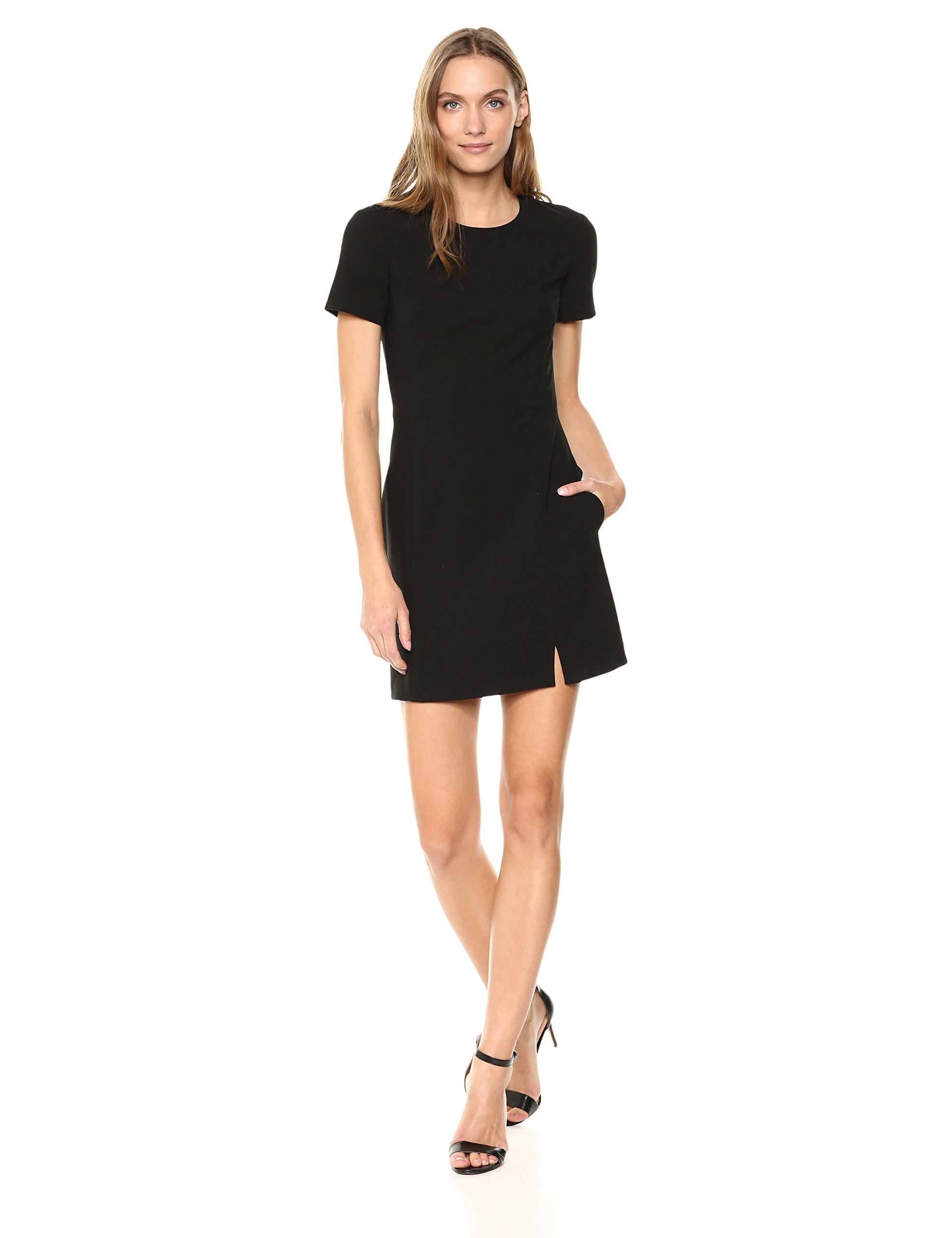 French Connection Women's Whisper Light Stretch Solid Mini Dress