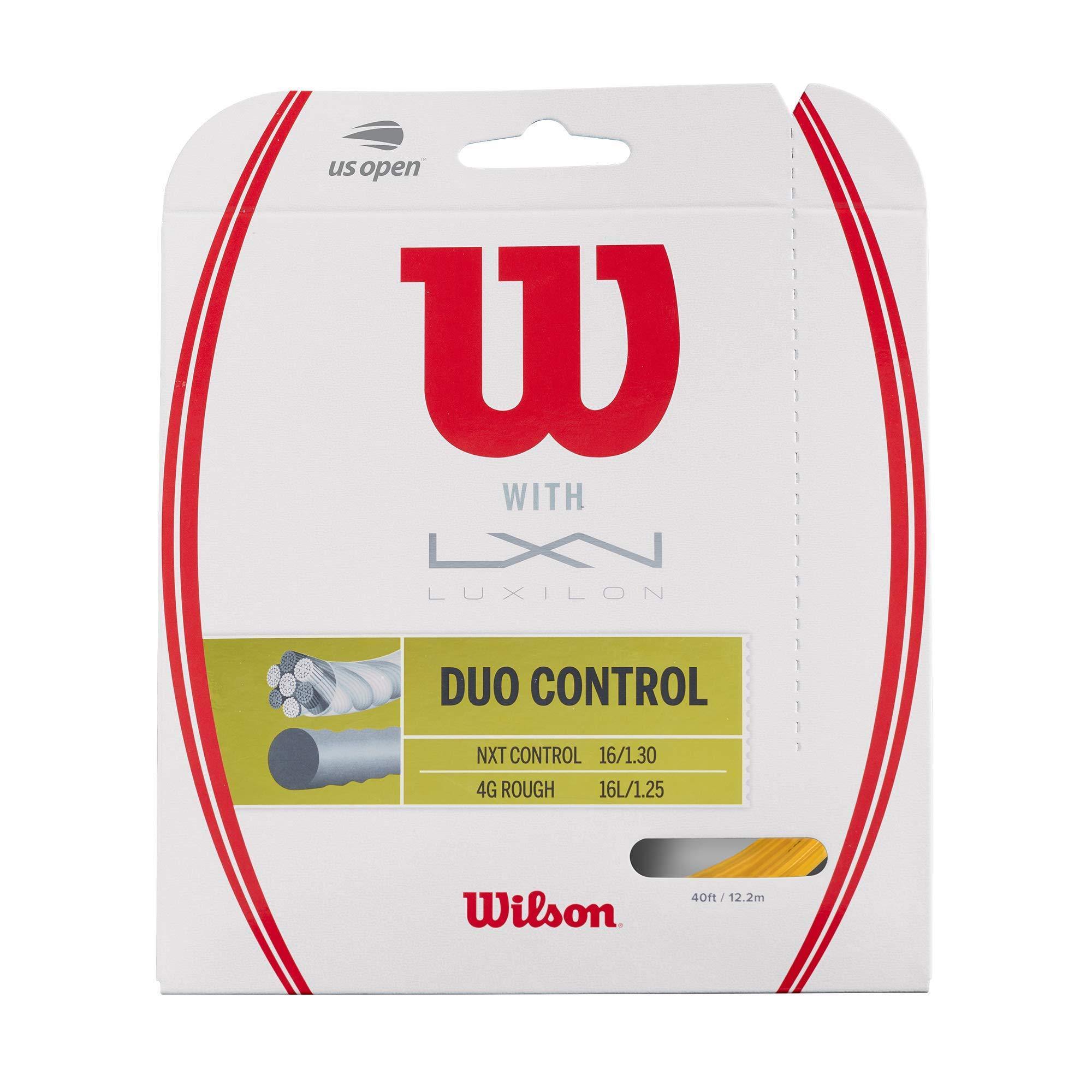 Wilson Sporting Goods Duo Control 4Gr 125 & NXT C 16 Tennis String, Natural - JOY2ESpree