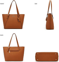 
                        
                          Load image into Gallery viewer, Women Fashion Handbags Wallet Tote Bag Shoulder Bag Top Handle Satchel Purse Set 4pcs
                        
                      