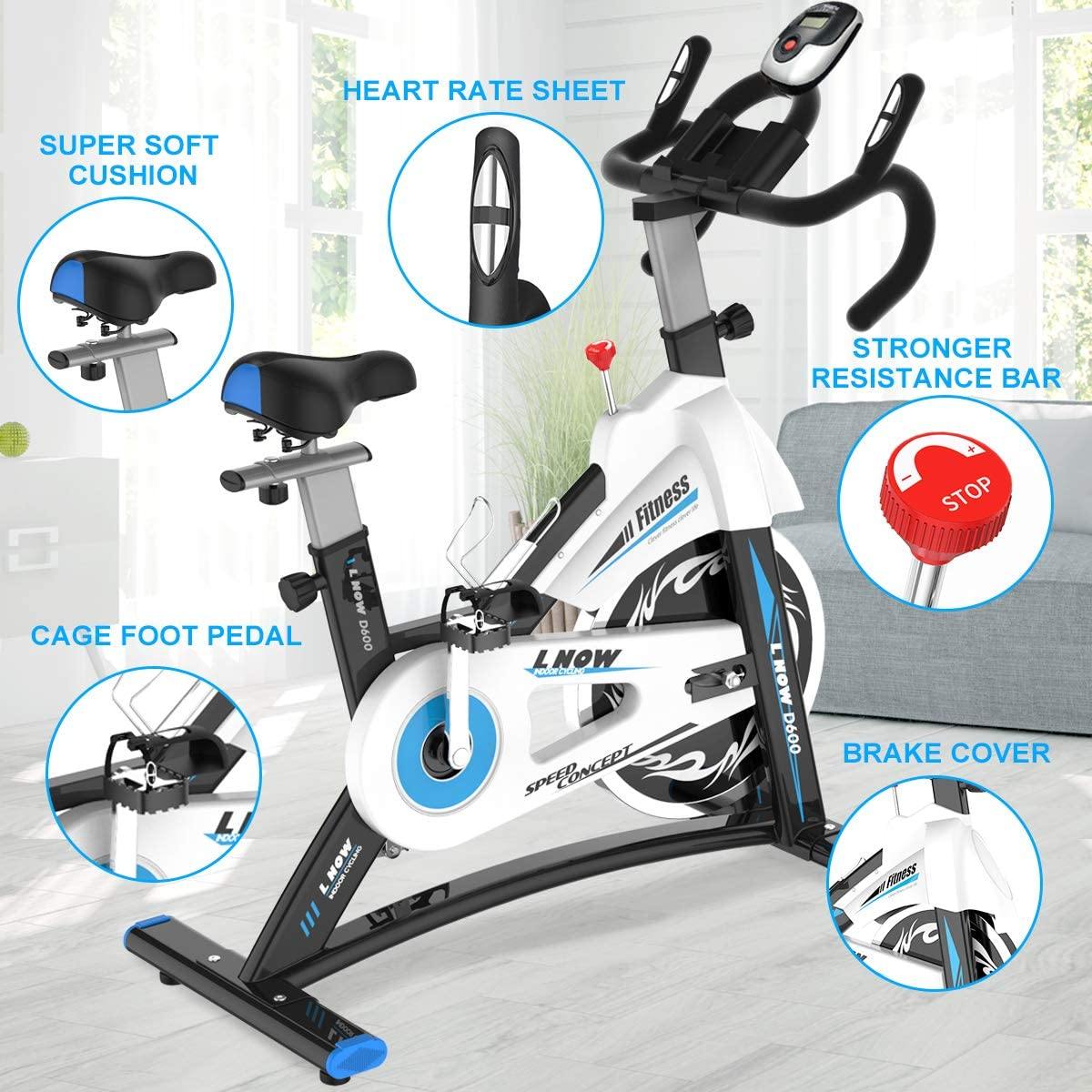 L NOW Indoor Exercise Bike Indoor Cycling Stationary Bike - JOY2ESpree