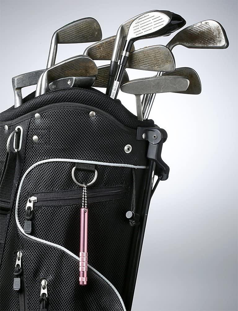 TruGroove Golf Club Groove Sharpener - Improved Backspin and Ball Control - Wedges and Irons - with 2 Free Color Matched Ball Markers - Made in USA - JOY2ESpree