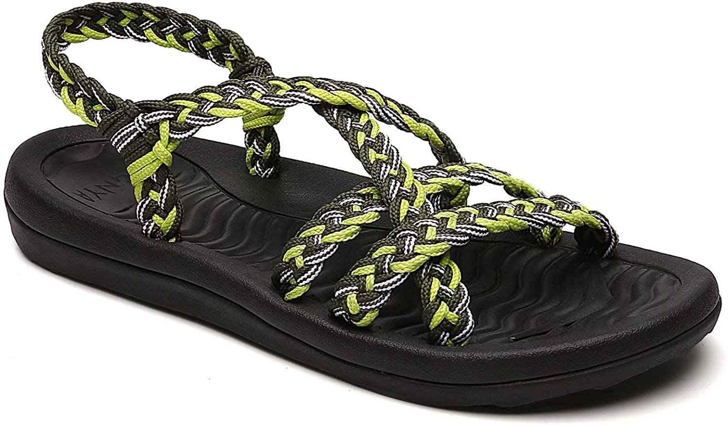 MEGNYA Women's Comfortable Walking Sandals with Arch Support Waterproof for Walking/Hiking/Travel/Wedding/Water Spot/Beach