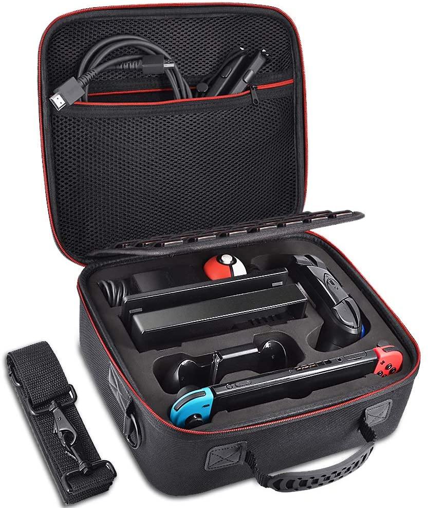 Retear Travel Carry Case for Nintendo Switch Game Portable Hard Shell Protective Storage Accessories Bag - JOY2ESpree