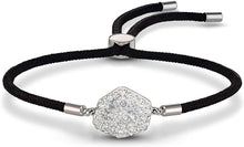 
                        
                          Load image into Gallery viewer, SWAROVSKI Women's Power Collection Elements Black Cord Band Crystal Bracelet Collection - JOY2ESpree
                        
                      
