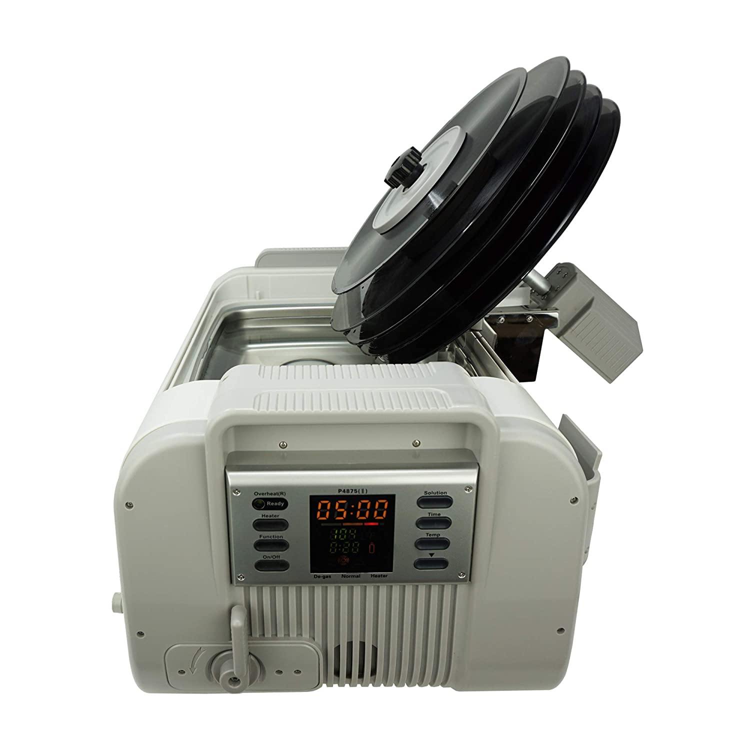 iSonic P4875II+MVR10 Motorized Ultrasonic Vinyl Record Cleaner, 110V (10-Records) - JOY2ESpree