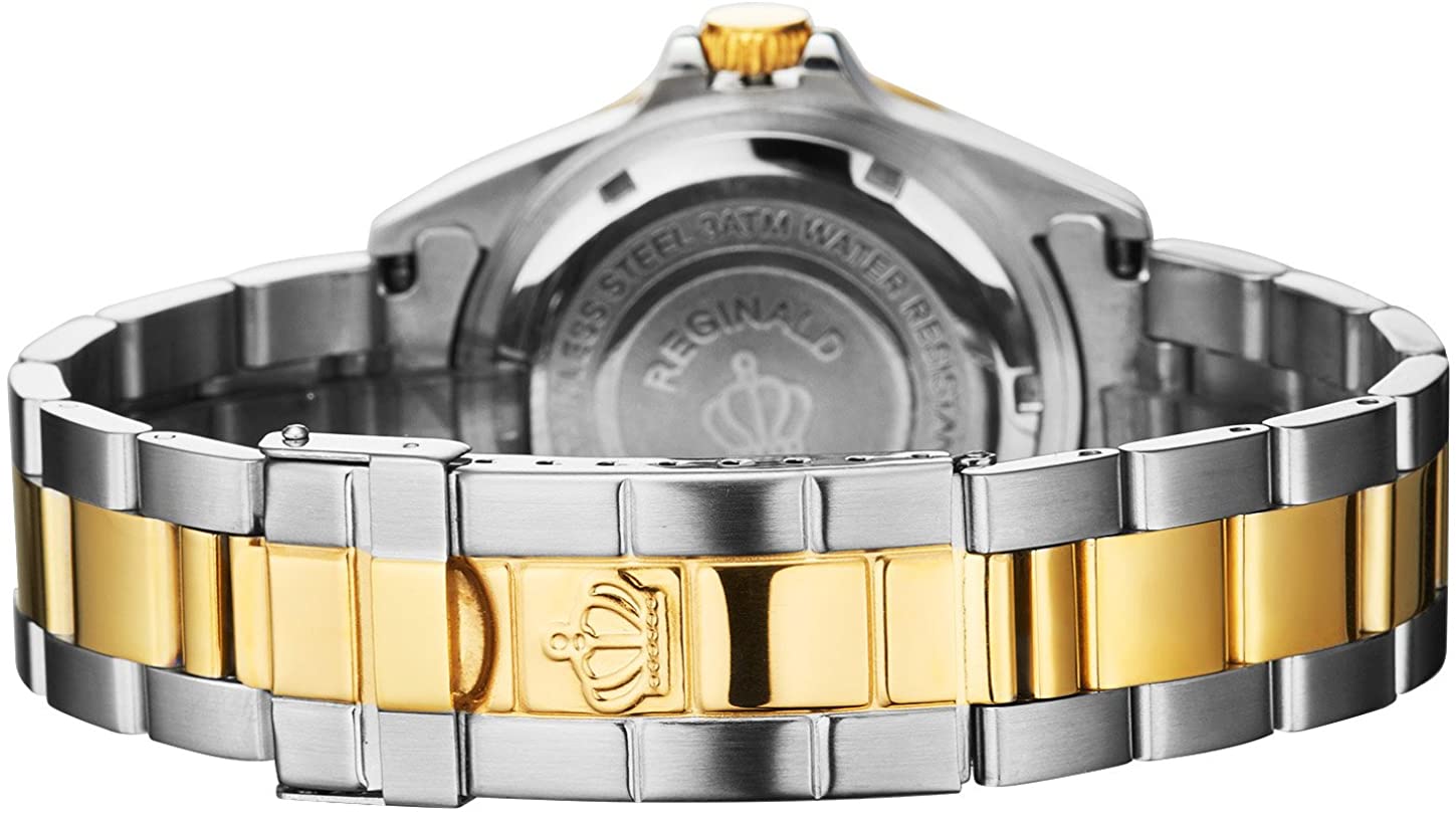 Mens Luxury Watches Ceramic Bezel Sapphire Glass Luminous Quartz Silver Gold Two Tone Stainless Steel Watch