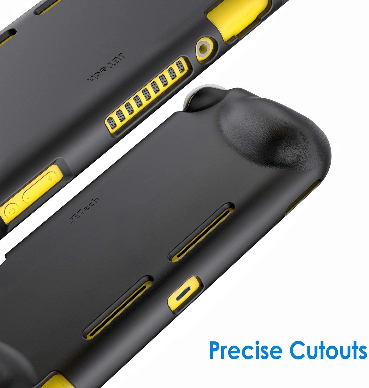 JETech Protective Case for Nintendo Switch Lite 2019, Grip Cover with Shock-Absorption and Anti-Scratch Design, HD Clear - JOY2ESpree