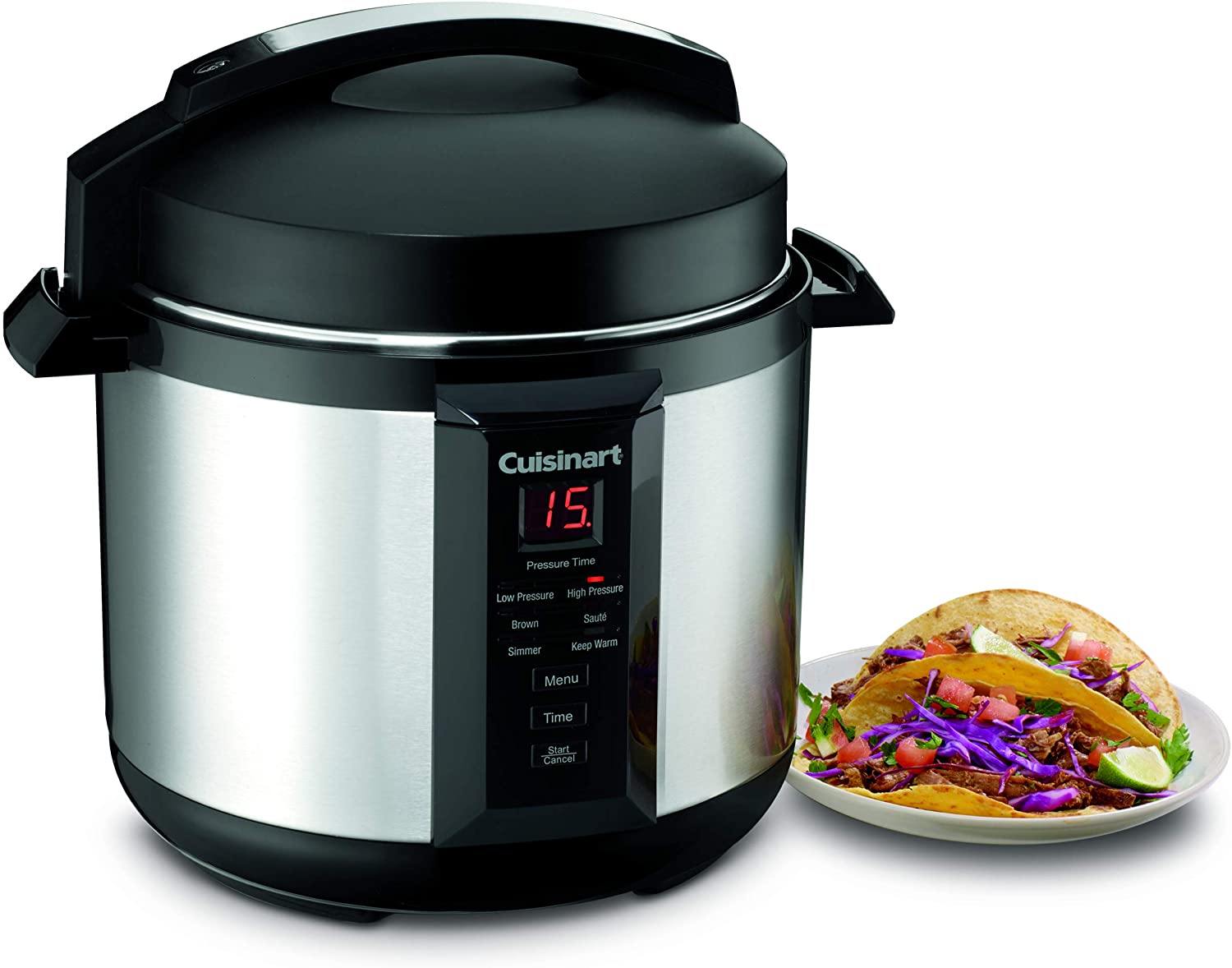Cuisinart CPC-600N1 6-Quart Electric Pressure Cooker, Silver - JOY2ESpree
