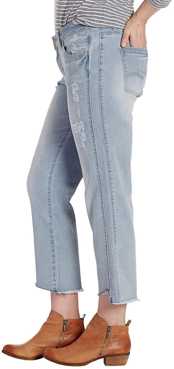 Jag Jeans Women's Logan Straight Ankle Jean in Platinum Denim