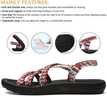 
                        
                          Muat gambar ke penampil Galeri, MEGNYA Women's Comfortable Walking Sandals with Arch Support Waterproof for Walking/Hiking/Travel/Wedding/Water Spot/Beach
                        
                      